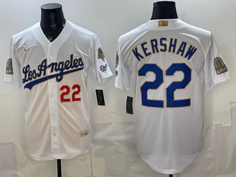 Men Los Angeles Dodgers #22 Kershaw white Game 2026 Nike MLB Jersey 4014001